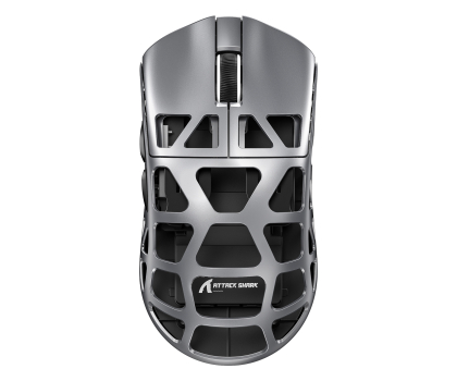 Myszka Attack Shark R3 Magnesium Alloy 8kHz/26kDPI PAW3395 srebrna